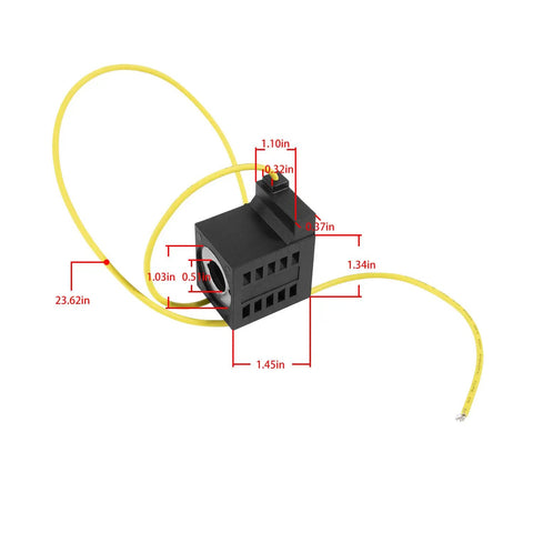 Solenoid Coil 10V DC 25W For Valve Stem Series 08 80 88 98 in hydraulic power unit with yellow wiring.