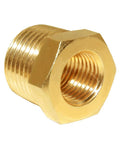 Hooshing brass hex reducer 1/2 to 1/4 NPT bushing