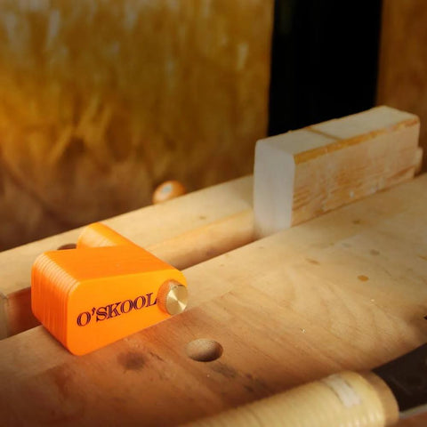 Bench Vise Stop Spacer Set With Shims To Prevent Racking And A Spacer Jig For Woodworking Vises on wooden bench
