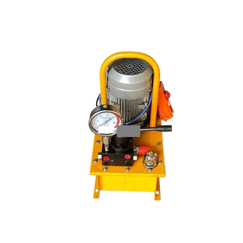 Pro Grade Electric Hydraulic Power Pack 10000 Psi Portable Double Acting Oil Pump 220V 700 Bar with motor and pressure gauge.