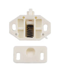 5 Pack ABS Door Roller Catch Kit for cabinets showing spring-loaded roller mechanism and mounting plate