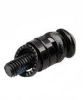 Trail Ready Mountain Bike Disc Brake Caliper Mount Bolt Kit M6x24mm With Washers And Lock Washer, black hardware angle view