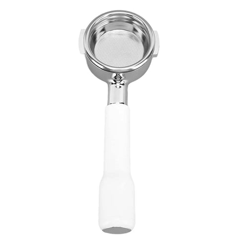 Bottomless 58mm Portafilter With Detachable Design, Aluminum Alloy Body, Two Ears Handle, Stainless Steel Filter Basket