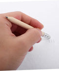 Hand using Bulk Golf Pencils 50 Pack With Erasers Graphite Wood Pencils For School Office And Art Projects Half Golf Pencils