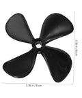 Pair Of High-Strength RC Boat Propeller Shaft Set For Fishing And Simulation Boats Replacement Parts with 4-blade design shown