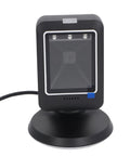 2D Barcode Scanner Hands Free Desktop Reader For Supermarkets And Retail Stores USB Plug And Play Easy Setup Durable ABS Housing