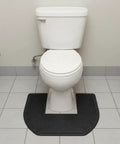 Toilet with Black Commode Mats For Around The Toilet 30 Day Disposable Urine Absorbent Mats With Gel Core Keeps Floors Clean And Odor Free Anti Slip Protection Mess Free Pack Of 6