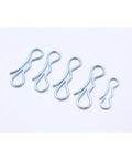 Rock Solid Unomor 5 Pcs Alloy Steel Cotter Pins Bow Tie Lock Spring Pins with Tight Grip for Industrial Fastening