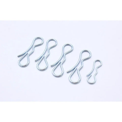 Rock Solid Unomor 5 Pcs Alloy Steel Cotter Pins Bow Tie Lock Spring Pins with Tight Grip for Industrial Fastening