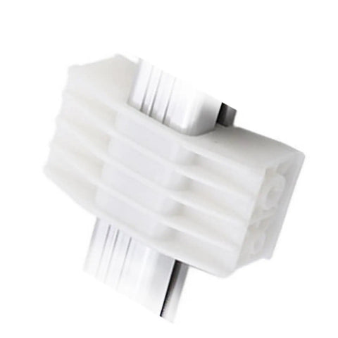 Low Noise Electric Linear Actuator Slider Block For Power Recliners And Lift Chairs With Easy Glide Push Rod And Rail System Durable Motorized Linear Rail Actuator For Quiet Smooth Chair Motion white ABS slider block close-up