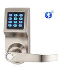 D6300 Bluetooth Digital Door Lock Satin Nickel With Card, Code, Key, And App Access, Backlit Keypad, Alexa Compatible
