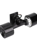 Beefed Up 74mm Single Drive Hub Motor Kit with Remote for Electric Skateboard, external rotor brushless motor, PU wheel shock absorption