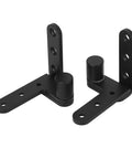 Stainless Steel Door Hinge Heavy Duty 270 Degree Swing for Cafe and Bar Doors Up to 130 Lbs Built Tough, black components