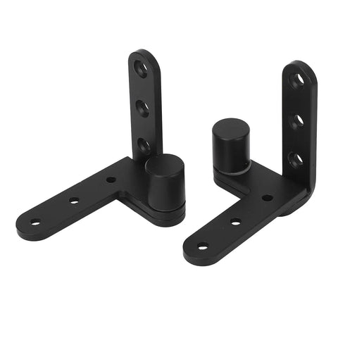 Stainless Steel Door Hinge Heavy Duty 270 Degree Swing for Cafe and Bar Doors Up to 130 Lbs Built Tough, black components