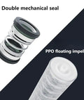 Double mechanical seal and PPO floating impeller for Heavy Lifting Electric Submersible Pump 220V for deep well use.