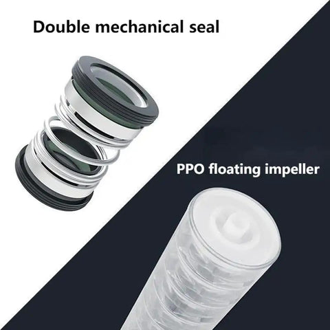 Double mechanical seal and PPO floating impeller for Heavy Lifting Electric Submersible Pump 220V for deep well use.