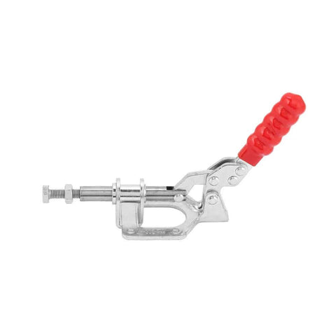 Toggle Clamp With Quick Release For Woodworking Jigs And Fixtures, 330.69 Lbs Holding Capacity, Push Pull Action, Model GH 302 FM