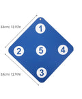 Wall Mount Fencing Target Rubber Training Pad For Indoor And Outdoor Practice, Lightweight Dual Sided Design, 33cm size pad
