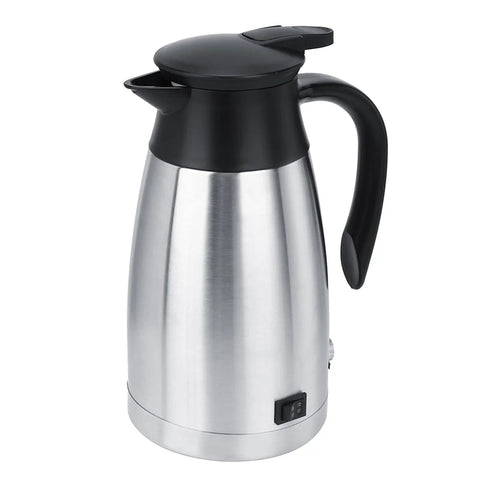 Zero Drama Portable Electric Kettle Made From Solid Stainless Steel With Kickin Quick Boil And Safe Auto Shut Off, sleek design