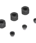 Six Pack 1/4 to 1/8 Collet Adapters for CNC Lathe, Router, and Milling Cutters, Must Have Collet Adapter Kit with Screws and Nuts