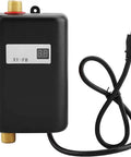 Instant 3000W Tankless Hot Water Heater 110V Mini Electric Water Heater For Sinks Bathrooms Kitchens And Laundry US Plug Black