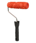 7 Inch Soft Rubber Embossing Paint Roller For Seamless Wall Texturing With Comfort Grip and Reusable Build close-up view.