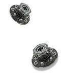 Front Wheel Hub And Bearing Assembly Set For Dodge Ram 2500 4WD 8 Lug 1994 To 1999 No Abs Driver Passenger view from top showing sealed bearing.