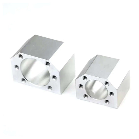 Premium DSG25H Ball Screw Set With SFU2504 2505 2510 Rods And Bearing Nut Housing For DIY Router CNC Machines Made From Solid Aluminum Alloy That Works Like A Charm. Aluminum bearing nut housings for CNC ball screw set