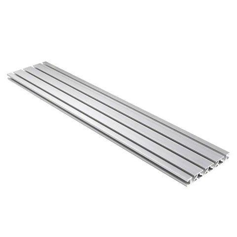Top Tier 15X120 Aluminum Extrusion Profile With Sleek Anodized T Slot Grooves For Smooth CNC Axis Mounting and Badass 3D Printer Workbenches Built From Heavy Duty 6063 Alloy Stock, showing multiple pieces.