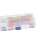 560 Piece Multicolor Jumper Wires Set, Solderless Breadboard Cables In 14 Lengths With Storage Box for easy access.
