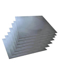 Dope 99.9 Percent Graphite Plates Pack Of 7 2x2 Inch Electrodes For Electrolysis, Molds, Heaters, And Insulation display front view