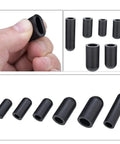 Ultimate 160-Piece Rubber Vacuum Cap Kit That Nails Every Carburetor And Intake Hose With Tough Seals For Your Garage Build Or Quick Fix Jobs, black rubber caps in assorted sizes
