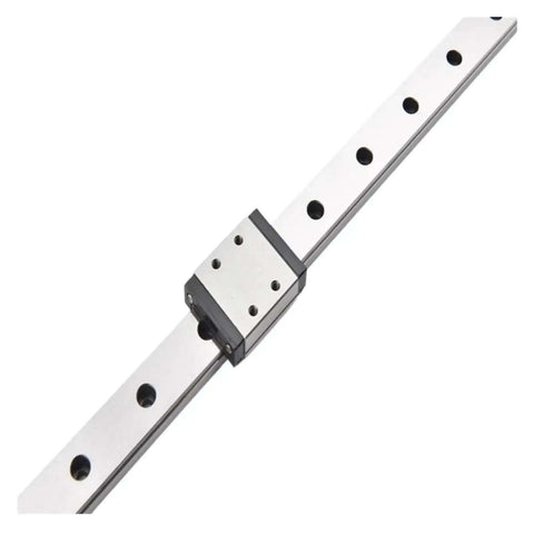 High Precision Miniature Linear Guide Rail Kit With 600mm Slider Block MGN7C Easy Install Smooth Motion System Low Friction For DIY Robotics Projects And CNC Builds on steel rail