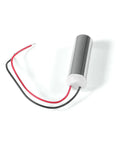 Image of a DC Coreless Waterproof Micro Vibration Motor 1.5V-3V 8000-24000RPM 7x25mm with red and black wires.