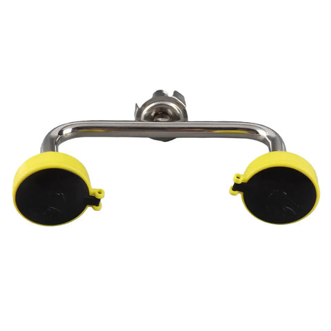 Wall Mounted Emergency Eye Wash Station Built Tough for Labs and Factories 304 Stainless Steel First Aid Unit front view