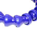 Beduan 1/2 in coolant hose, blue plastic flexible cooling tube for hydraulic machinery, pack of 10, close-up