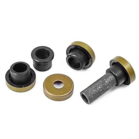 2X Lower A Bushing Dust Cover Seal Caps Shaft Collars Repair Kit Makes Steering Hella Smooth Fits Yamaha YFZ450 Kawasaki W350 B200 G125 metal and plastic steering bushings