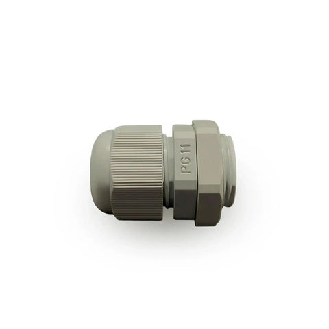 Cable Gland Kit 10 Pack PG11 5 To 10mm Grey Waterproof Heavy Duty Adjustable Cable Connectors With Plastic Nylon Joints And Rubber Gasket