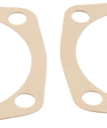 Two Pack PTO Gasket Set C5NN747A 81801907 9N4129 For Ford Tractors 9N 2N 8N Jubilee NAA 600 800 2000 4000 And Ford Industrial Tractor Models 333 334 335 Series Built Tough For Leak Proof PTO. two beige paper gaskets
