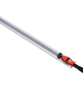Heavy Duty Aluminum Straight Edge Guide For Circular Saws with rubber clamp, ideal for straight plywood cuts in home shop.