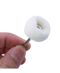 Premium Wool Polishing Wheels With 25mm Diameter And 3mm Shank For Rocking Car Detailing Jobs super soft buffer held in hand