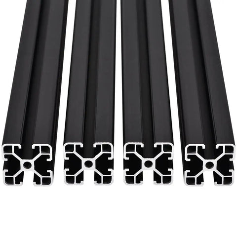 10 Pack 4040 Aluminum T Slot Extrusion 39.4 Inch European Standard Anodized Linear Rail For DIY 3D Printer And CNC Machine Black