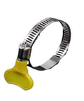 Heavy Duty 76 Piece Adjustable Stainless Steel Hose Clamp Kit With Plastic Handle Worm Gear Clamps From 8 To 44MM Perfect For Car, Auto Repair And Drip Free DIY Projects That Rock. Stainless steel hose clamp with plastic handle, adjustable 8-44mm