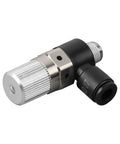 High Suction Vacuum Ejector With Negative Pressure Valve For Pneumatic Systems, Compact Tubular Design, side view