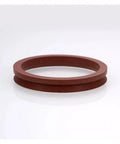 Heavy Duty FKM Fluororubber Water Shaft Seal Rotary O Ring Viton Grade Cuff, durable, brown elastomer design for VA systems.