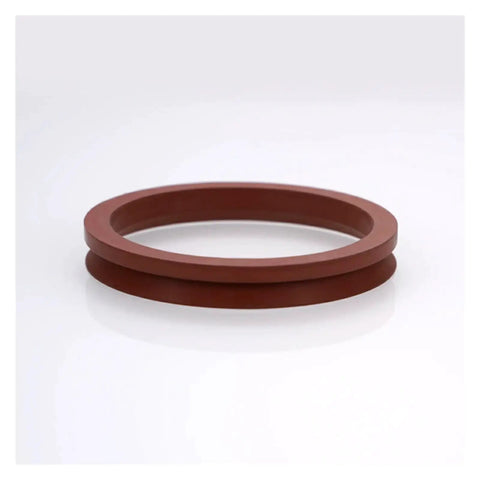 Heavy Duty FKM Fluororubber Water Shaft Seal Rotary O Ring Viton Grade Cuff, durable, brown elastomer design for VA systems.