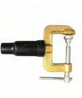Dope Heavy Duty Grounding Clamp With Screw For Welders And Workshops featuring brass body and insulated handle for safety.