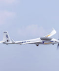 2000mm SZD-54 6 Channel RC Plane PNP Kit With Propeller Remote Control Airplane White Finish in flight view