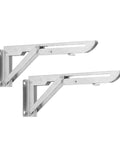 Wall Mounted Folding Table Bracket With Auto Locking Hinge And 240mm Support Ultra Sturdy Space Saver side view