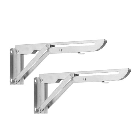 Wall Mounted Folding Table Bracket With Auto Locking Hinge And 240mm Support Ultra Sturdy Space Saver side view